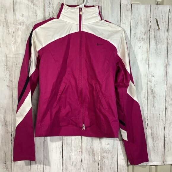 Blokecore gorpcore nostalgia earthy artisanal Nike Women’s Pink Coat medium - Picture 1 of 5